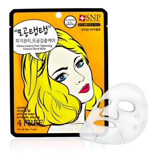 SNP 팝 모공집중케어 에센스 시트 마스크 제품 이미지