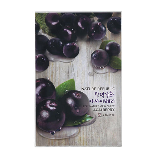 네이처리퍼블릭 리얼 네이처 아사이베리 마스크 시트 제품 이미지