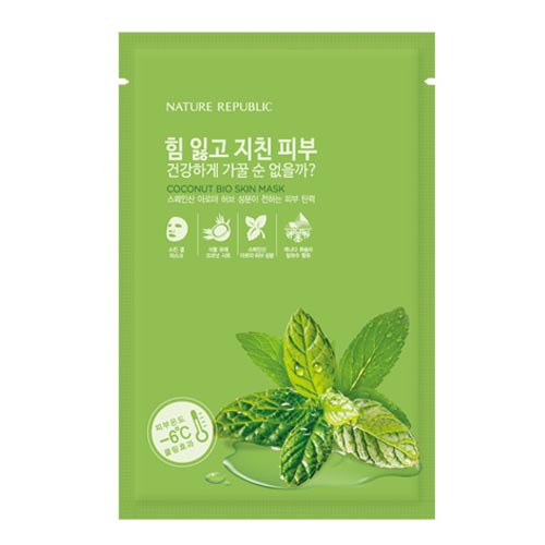 네이처리퍼블릭 코코넛 바이오 스킨 마스크 리바이탈 제품 이미지