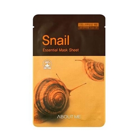 어바웃미 브랜드의 제품 에센셜 달팽이점액 마스크 시트