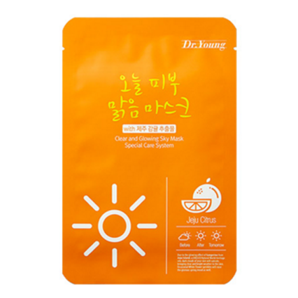 오늘 피부 맑음 마스크
