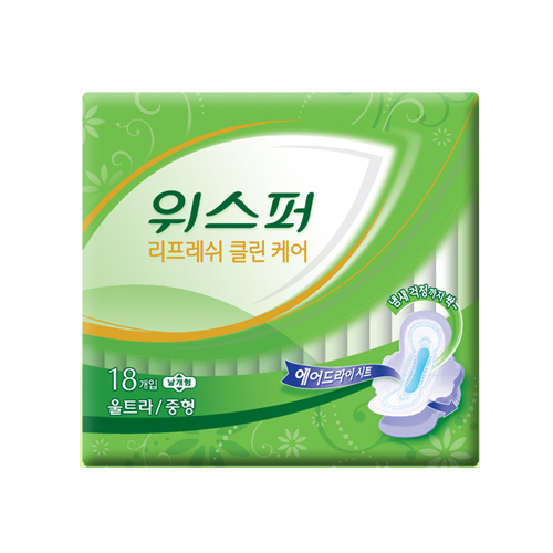 리프레쉬 클린케어 울트라 날개 중형