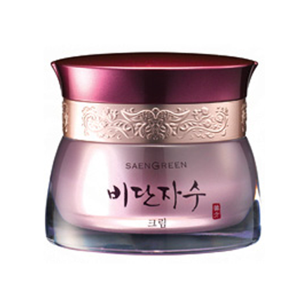 비단자수 크림