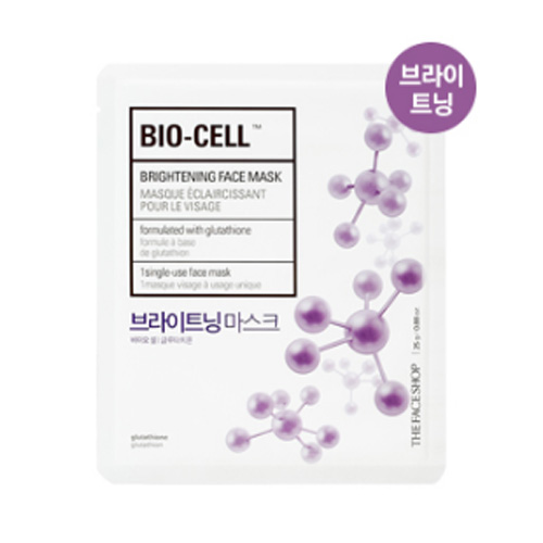더페이스샵 바이오셀 브라이트닝 마스크 글루타치온 제품 이미지