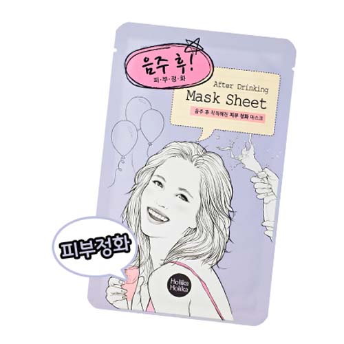 홀리카홀리카 비포 앤 애프터 마스크 시트 - 음주 후 제품 이미지