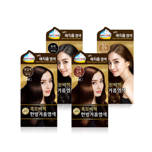 리엔 흑모비책 거품염색 제품 이미지