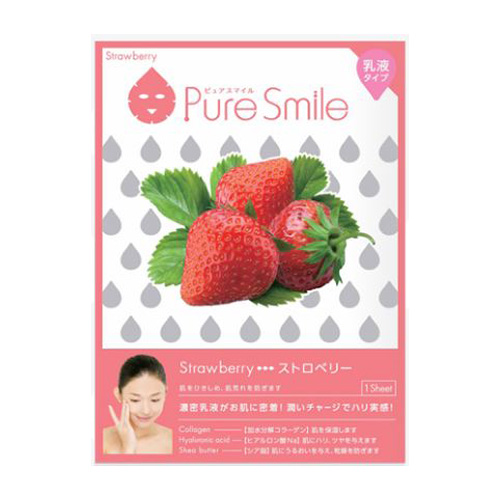 퓨어스마일 유액 딸기 마스크시트팩 제품 이미지