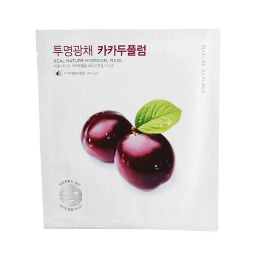 네이처리퍼블릭 리얼 네이처 카카두플럼 하이드로겔 마스크 제품 이미지
