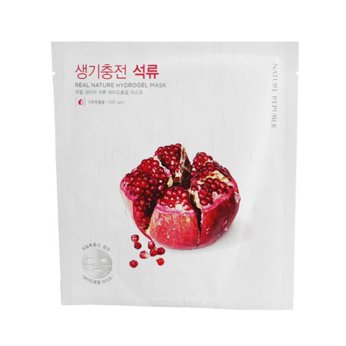 네이처리퍼블릭 리얼 네이처 석류 하이드로겔 마스크 제품 이미지