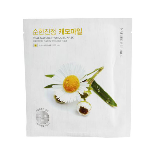 네이처리퍼블릭 리얼 네이처 캐모마일 하이드로겔 마스크 제품 이미지