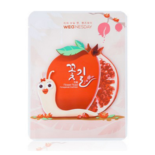 웬즈데이 브랜드의 제품 꽃길 석류달팽이 마스크팩