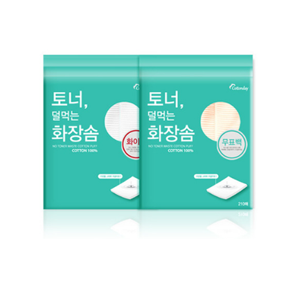 토너 덜먹는 화장솜