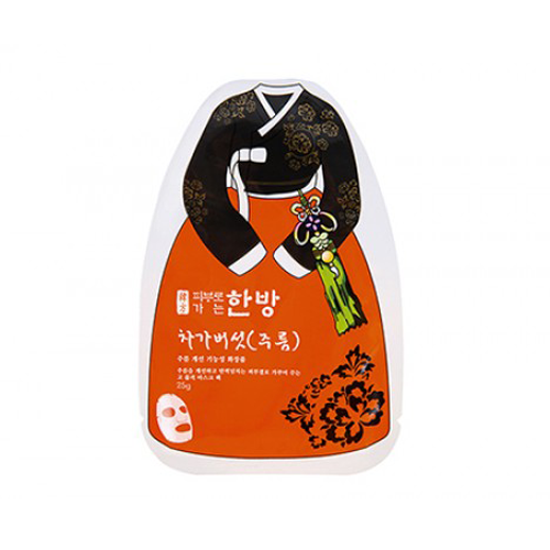피부로가는한방 프리미엄 차가버섯 마스크팩 제품 이미지