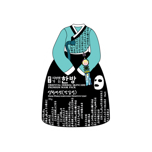 피부로가는한방 프리미엄 상황버섯 마스크 제품 이미지