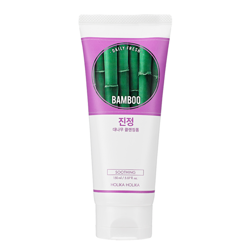 홀리카홀리카 데일리 프레시 클렌징 폼 [진정 대나무] 제품 이미지