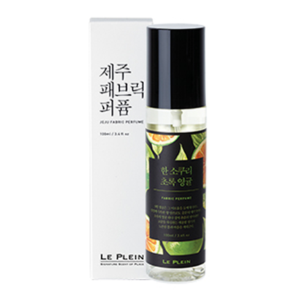 제주 패브릭 퍼퓸 한 소쿠리 초록 영귤