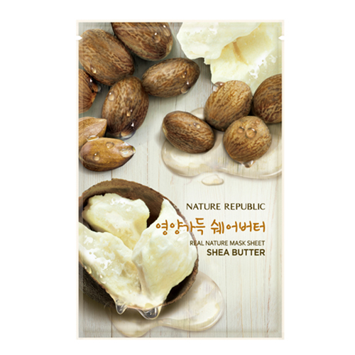 네이처리퍼블릭 리얼 네이처 쉐어버터 마스크 시트 제품 이미지