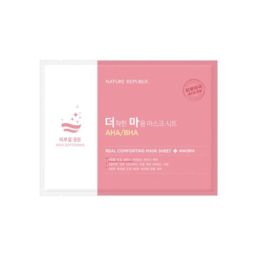네이처리퍼블릭 더 착한 마음 마스크 시트 [AHA/BHA] 제품 이미지