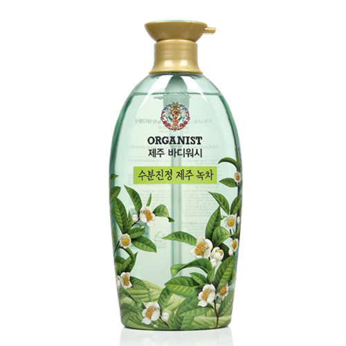 오가니스트 제주 녹차 바디워시 제품 이미지