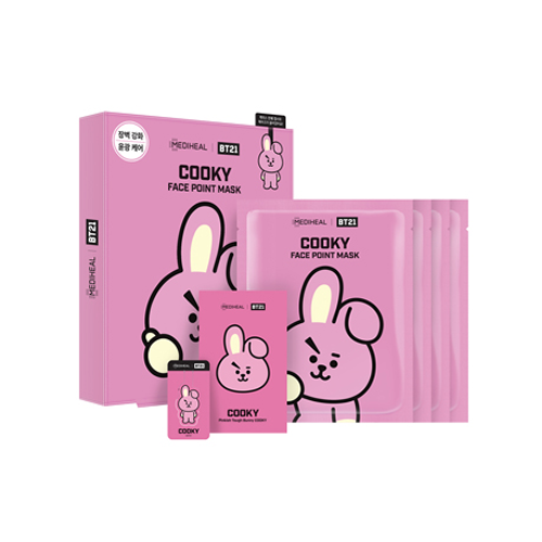 메디힐 BT21 쿠키 페이스 포인트 마스크 제품 이미지