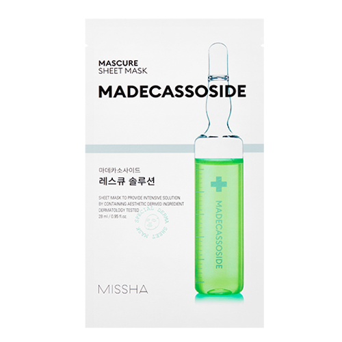 미샤 마스큐어 레스큐 솔루션 시트마스크 제품 이미지