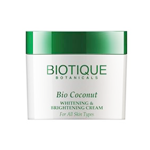 바이오티크 브랜드의 제품 바이오 코코넛 화이트닝 앤 브라이트닝 크림
