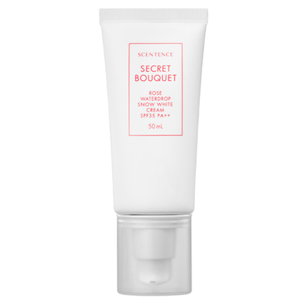 시크릿부케 로즈워터드롭 스노우 화이트 크림 [SPF35/PA++]