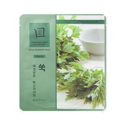 약초 넣은 마스크 시트 쑥