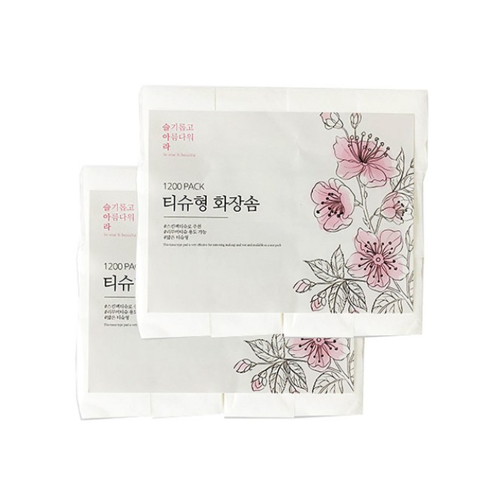 티슈형 화장솜