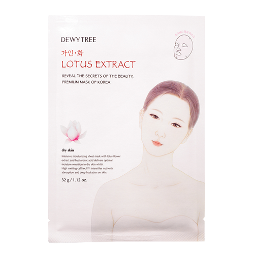 듀이트리 가인화 로터스 엑스트랙트 마스크 제품 이미지