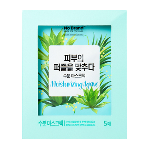 노브랜드 피부의 퍼즐을 맞추다 수분 마스크팩 제품 이미지