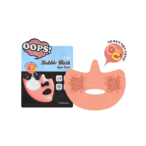 베리썸 탄산 버블 마스크팩 아쿠아 후르츠 제품 이미지