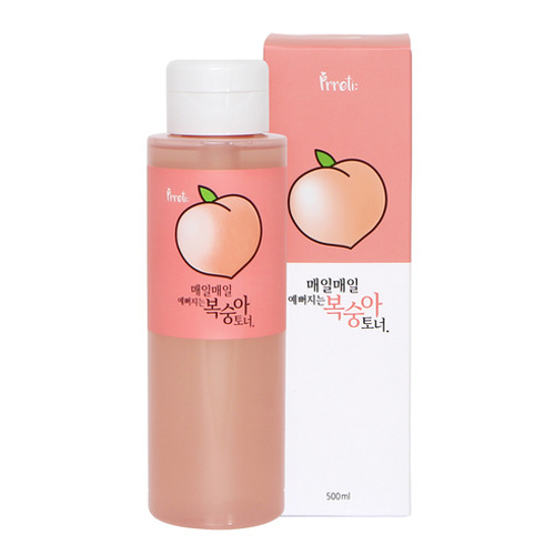 프레티 매일매일 예뻐지는 복숭아 토너 제품 이미지
