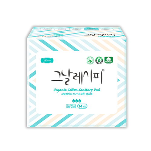 오가닉 코튼 생리대 대형