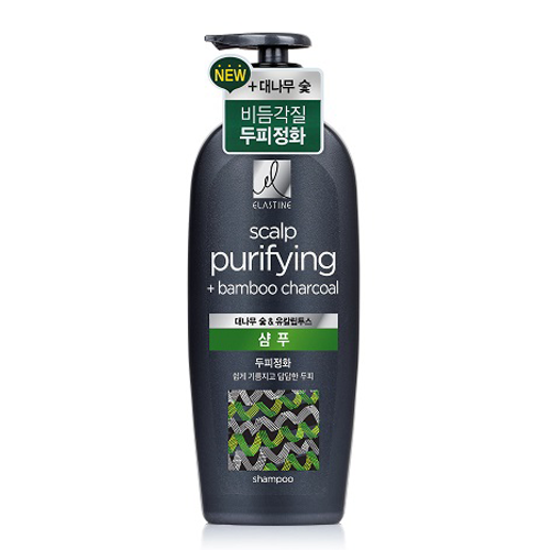 엘라스틴 대나무 숯 두피정화 샴푸 제품 이미지