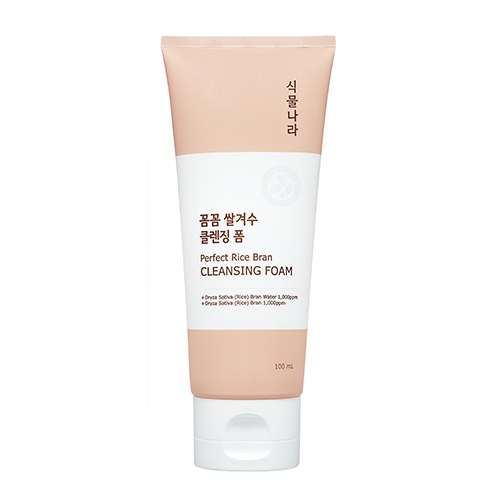 식물나라 꼼꼼 쌀겨수 클렌징 폼 제품 이미지