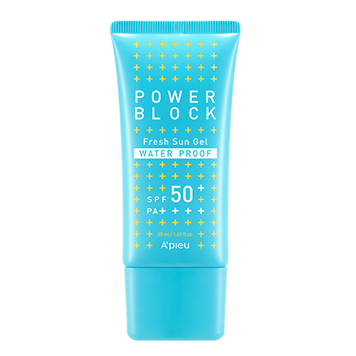 파워블록 워터프루프 프레쉬 선 젤 [SPF50+/PA++++]