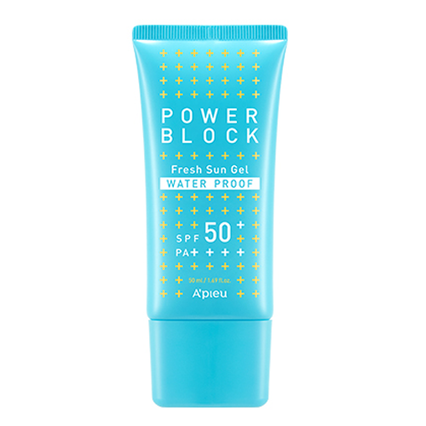 파워블록 워터프루프 프레쉬 선 젤 [SPF50+/PA++++]