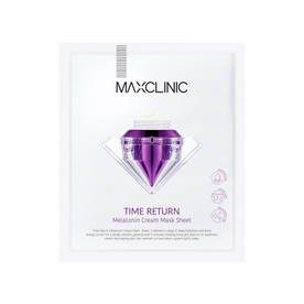 맥스클리닉 브랜드의 제품 타임 리턴 멜라토닌 크림 마스크
