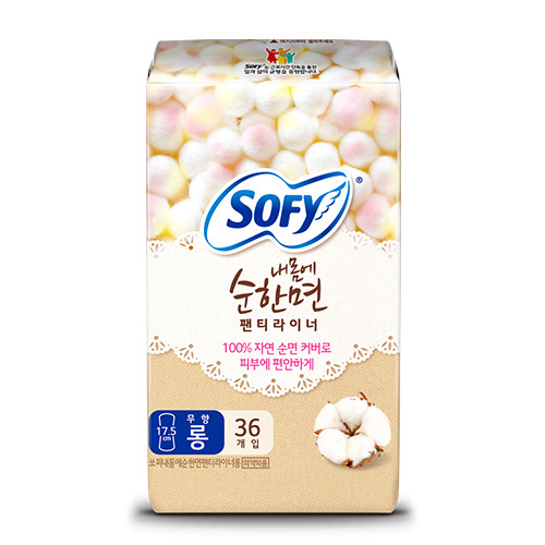 쏘피 내몸에 순한면 팬티라이너 롱 제품 이미지