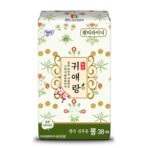 쏘피 귀애랑 팬티 라이너 롱 제품 이미지