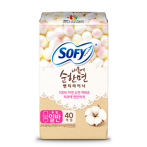 쏘피 쏘피 내몸에 순한면 팬티라이너 제품 이미지