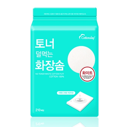 토너 덜먹는 화장솜 [화이트]