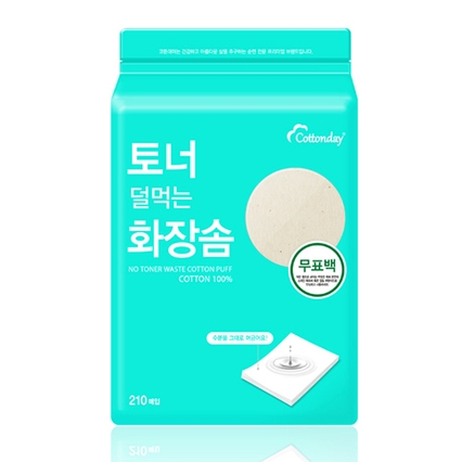 토너 덜먹는 화장솜 [무표백]
