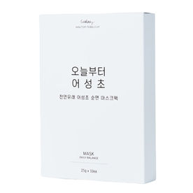오늘부터 어성초 브랜드의 제품 데일리 밸런스 어성초 마스크팩