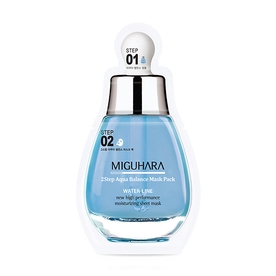 미구하라 브랜드의 제품 2스텝 아쿠아 밸런스 마스크 팩