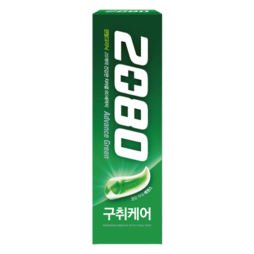 2080 어드밴스 그린 치약 제품 이미지
