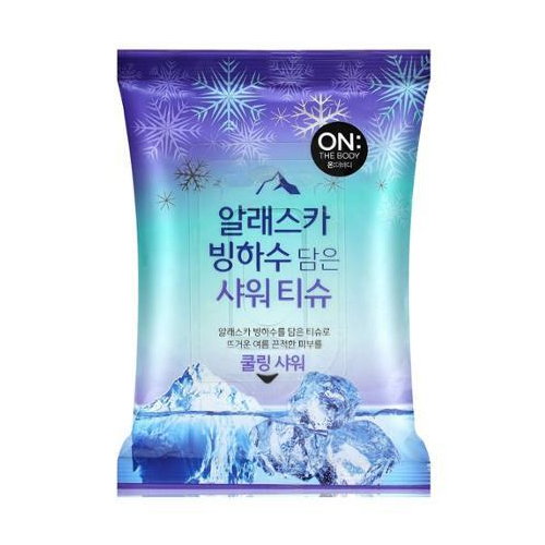 알래스카 빙하수 담은 샤워티슈