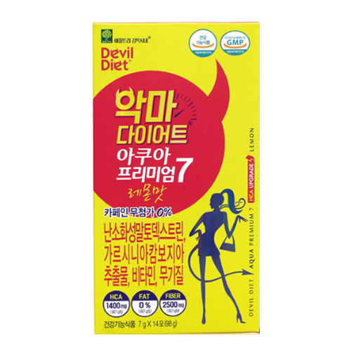 아쿠아 프리미엄7 레몬맛
