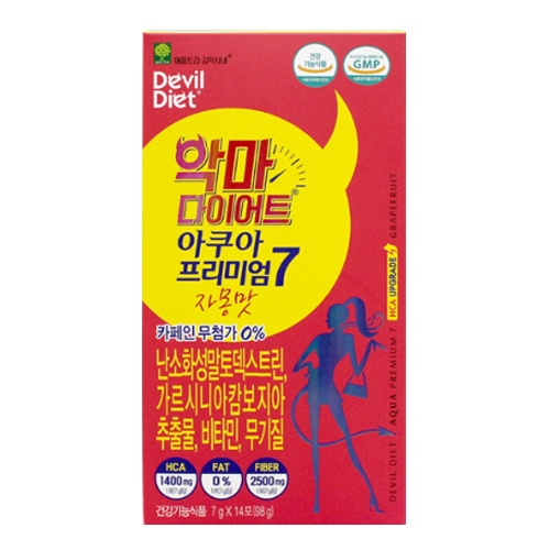 악마다이어트 아쿠아 프리미엄7 자몽맛 제품 이미지
